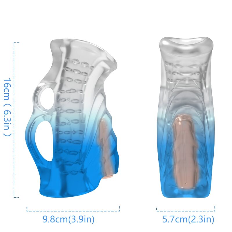 ARMONY - BLUE GRADIENT FINGER MASTURBATOR AND VIBRATOR