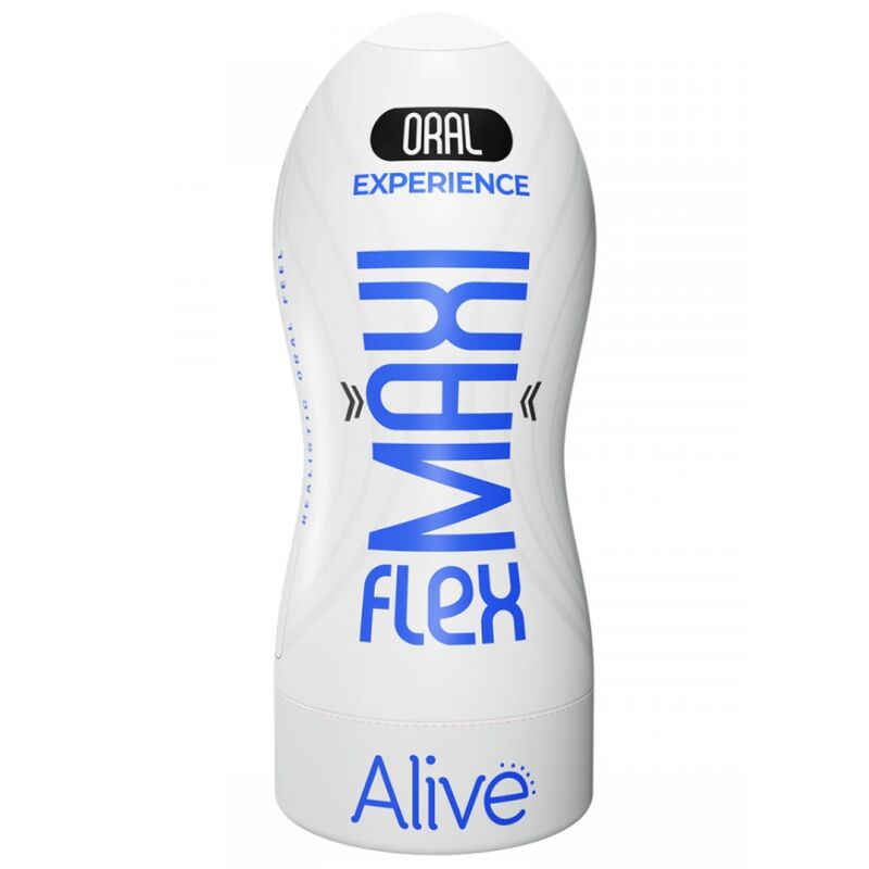ALIVE - MASTURBADOR ORAL MASCULINO MAXI FLEX TALLA L