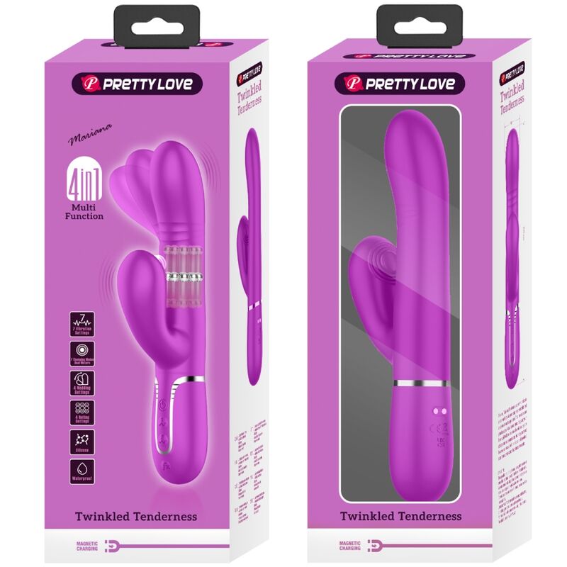 PRETTY LOVE - FUCHSIA G-SPOT MULTIFUNCTION VIBRATOR