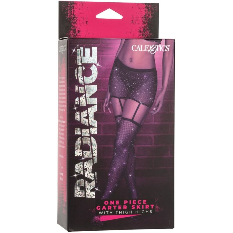 CALEXOTICS - FALDA CON LIGA RADIANCE HASTA EL MUSLO
