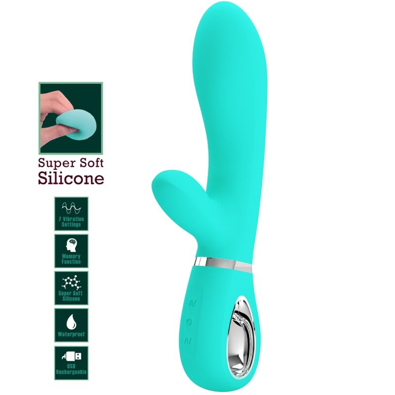 PRETTY LOVE - THOMAS AQUA VERDE G-SPOT MULTI-FUNCTION VIBRATOR