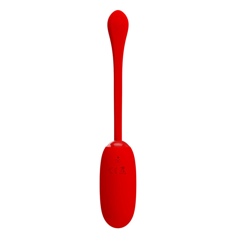 PRETTY LOVE - HUEVO VIBRADOR RECARGABLE Y A PRUEBA DE AGUA JULIUS ROJO