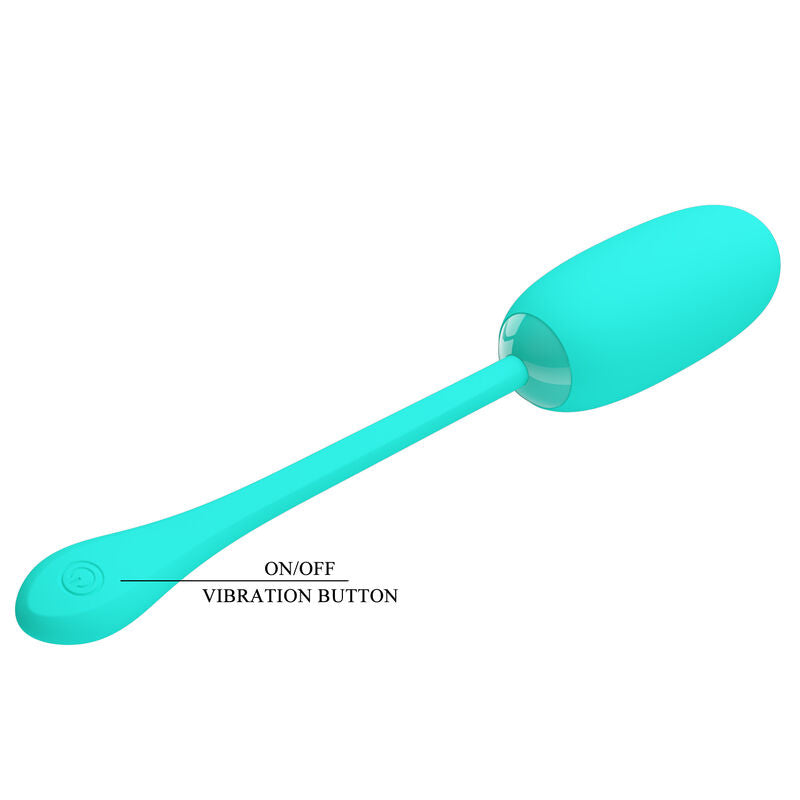 PRETTY LOVE - HUEVO VIBRADOR RECARGABLE Y A PRUEBA DE AGUA JULIUS AQUA GREEN
