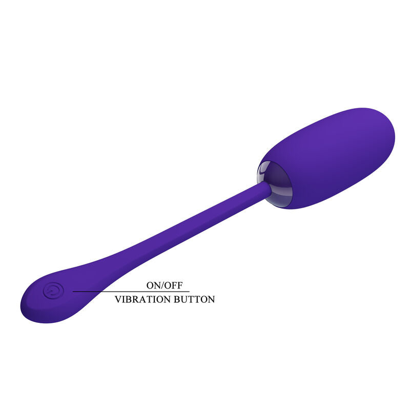 PRETTY LOVE - HUEVO VIBRADOR RECARGABLE IMPERMEABLE JULIUS PURPLE