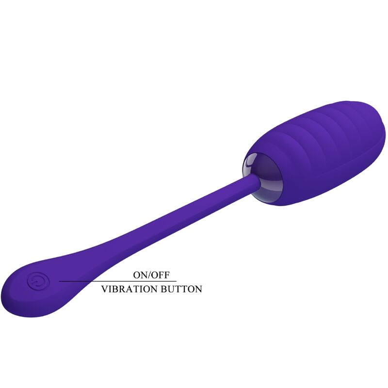 PRETTY LOVE - HUEVO VIBRADOR RECARGABLE PÚRPURA KIRK