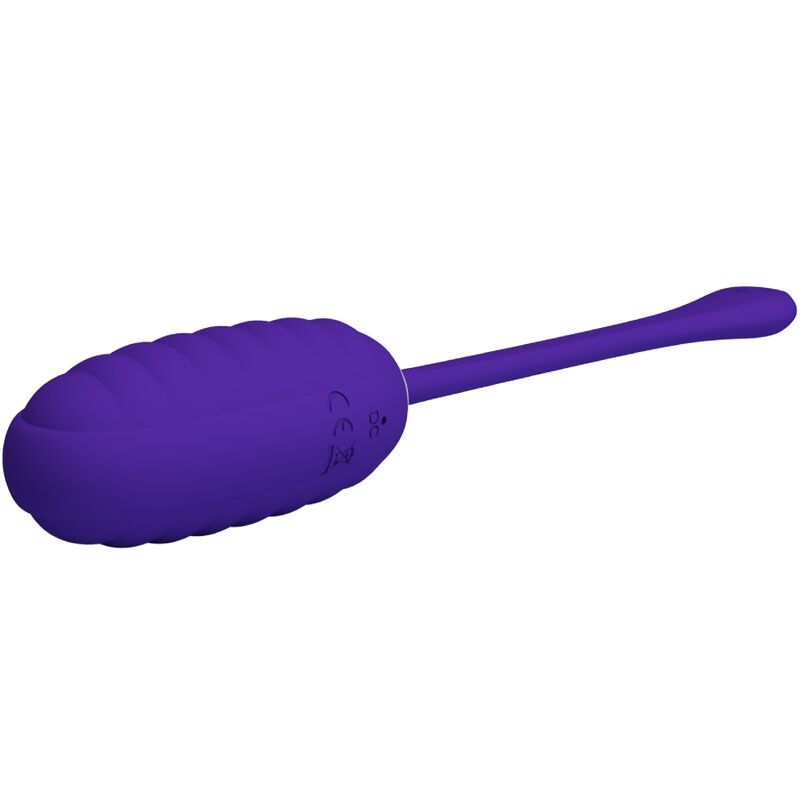 PRETTY LOVE - HUEVO VIBRADOR RECARGABLE PÚRPURA KIRK