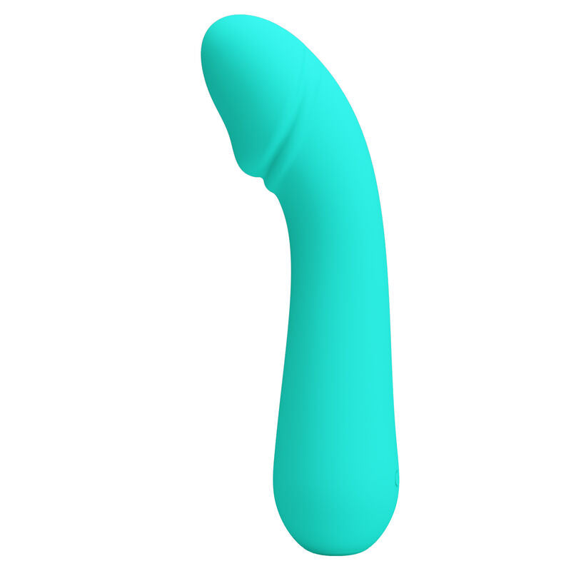 PRETTY LOVE - VIBRADOR RECARGABLE CETUS AQUA GREEN