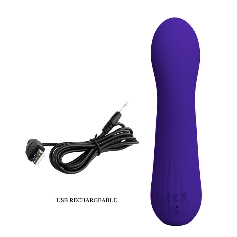 PRETTY LOVE - VIBRADOR RECARGABLE PURPLE FAUN