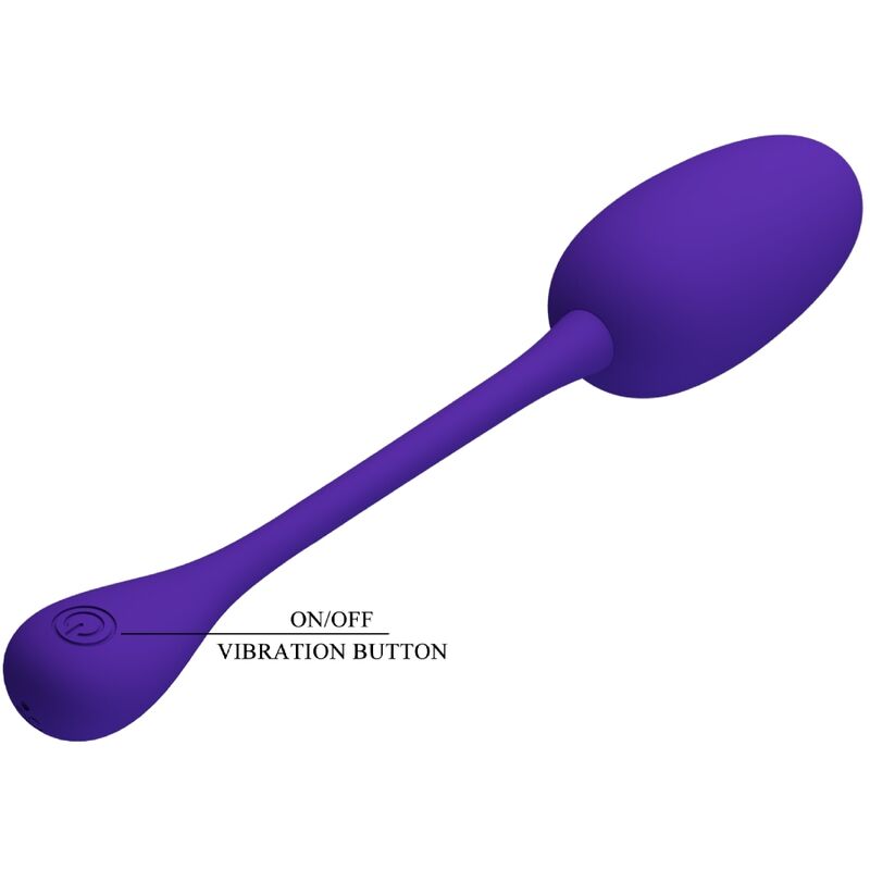 PRETTY LOVE - HUEVO VIBRADOR RECARGABLE KNUCKER MORADO