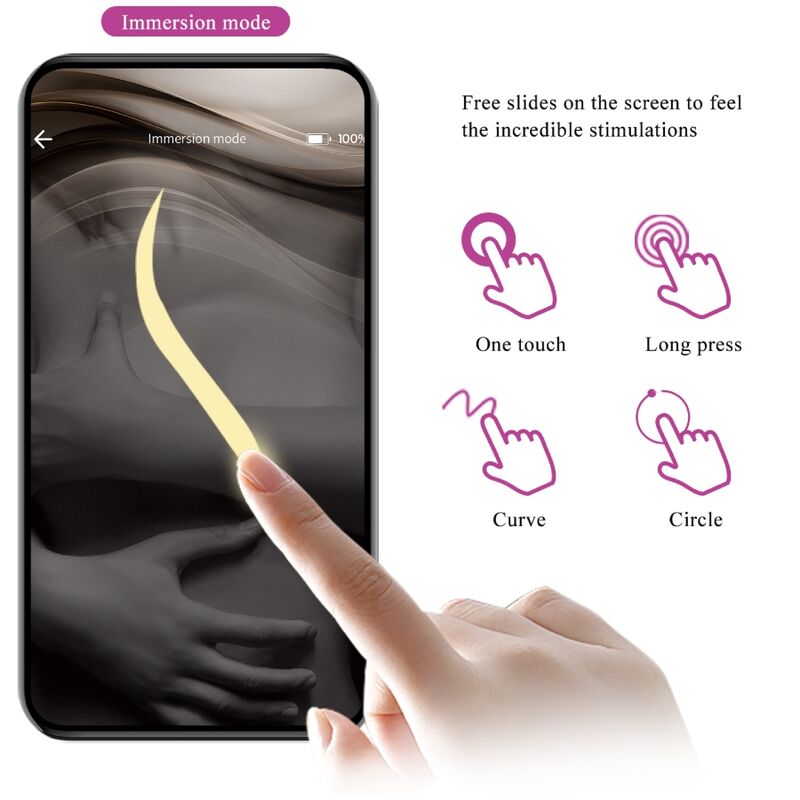 PRETTY LOVE - VIBRADOR CATALINA APP CONTROL REMOTO MORADO