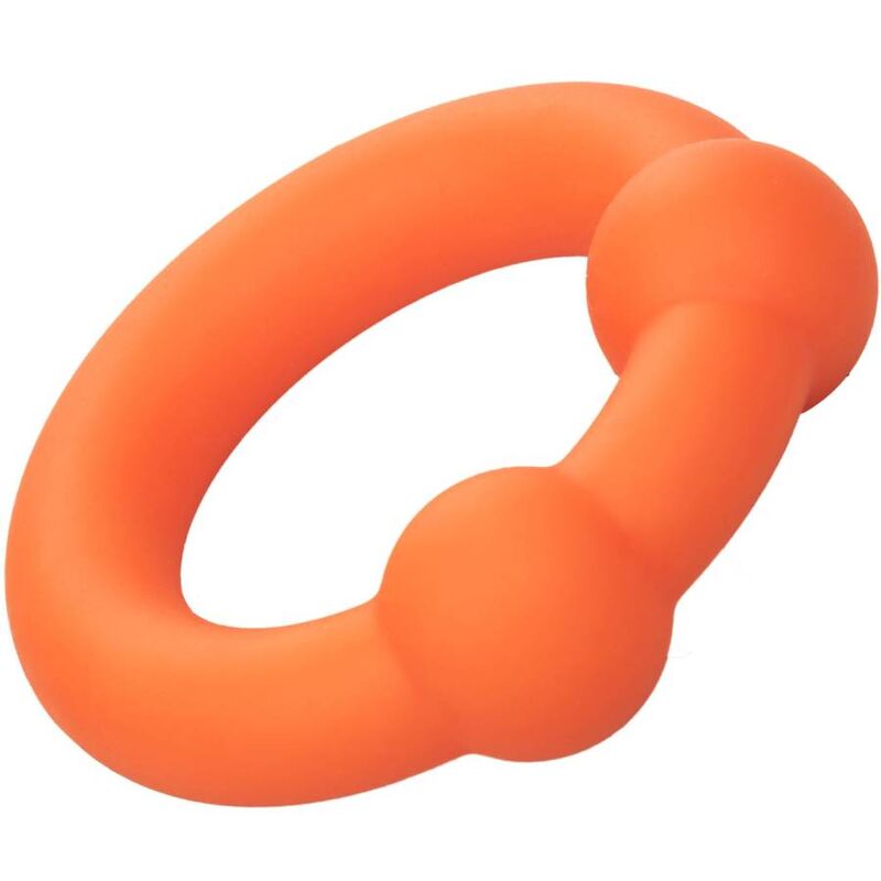 CALEXOTICS - ANILLO DOBLE BOLA ALPHA NARANJA