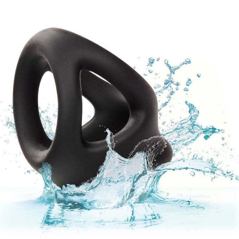 CALEXOTICS - ANILLO DOBLE JAULA ALPHA NEGRO