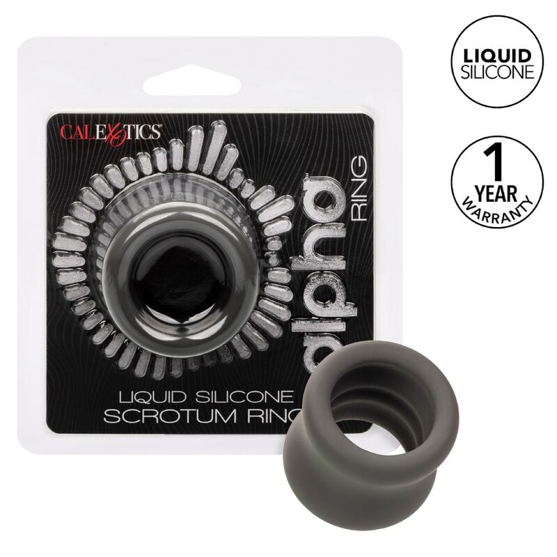 CALEXOTICS - ANILLO ESTIRADOR DE ESCROTO ALPHA BLACK