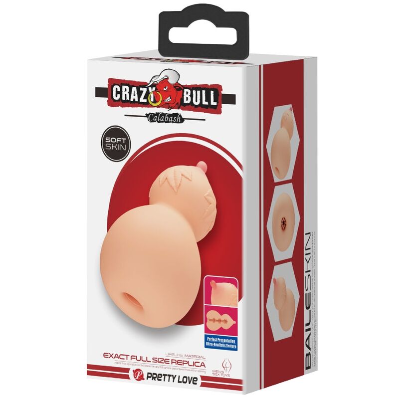 CRAZY BULL - MASTURBADOR EN FORMA DE PECHO GROVE