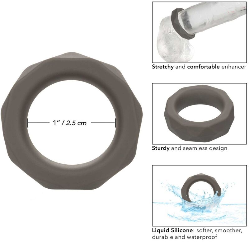 CALEXOTICS - ANILLO ALPHA PRISMTIC PROLONG GRIS
