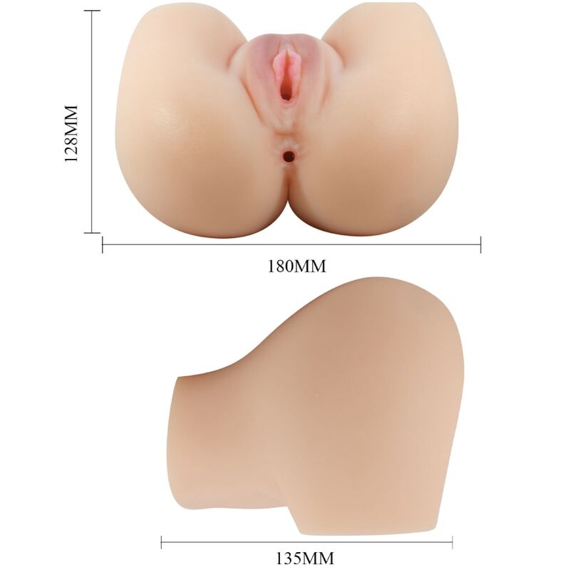CRAZY BULL - REALISTIC VAGINA VIBRATOR AND NUDE MILA