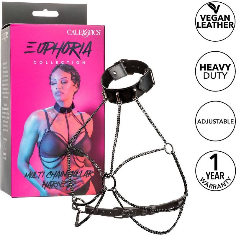 CALEXOTICS - ARNÉS COLLAR MULTICADENA EUPHORIA