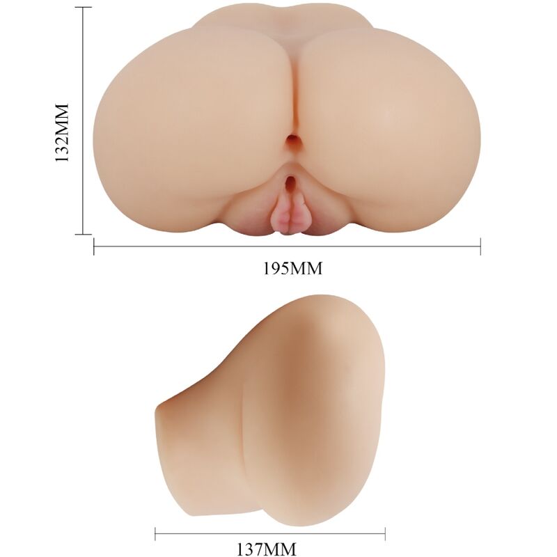 CRAZY BULL - REALISTIC VAGINA AND NUDE LUNA VIBRATOR