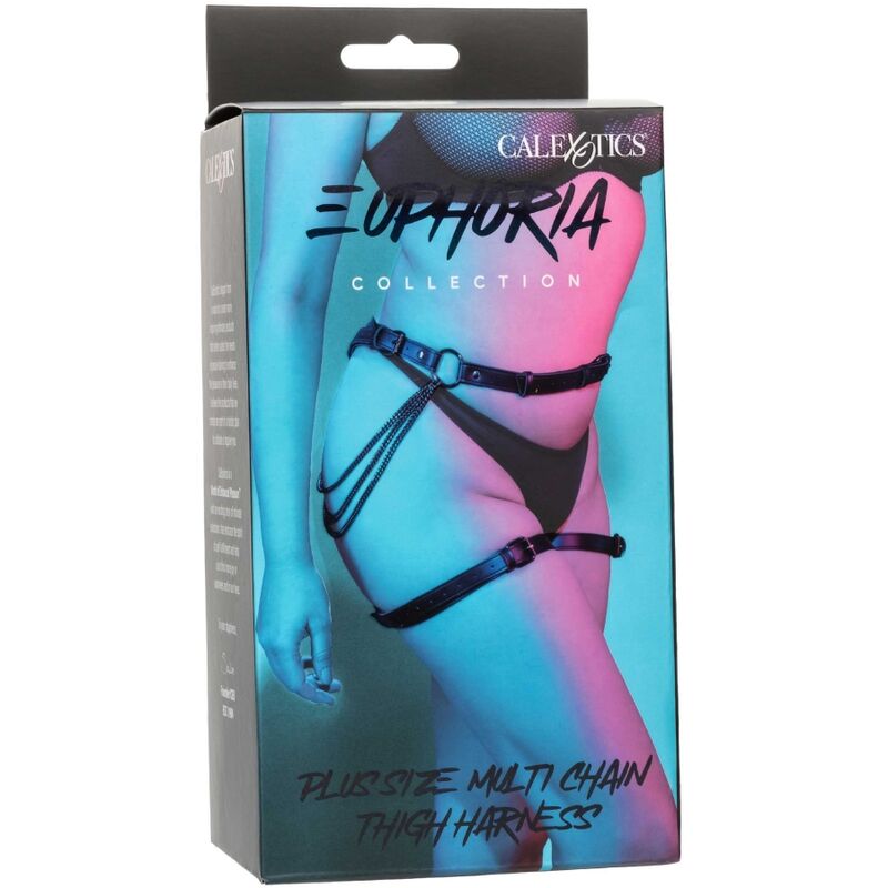 CALEXOTICS - ARNÉS DE MUSLOS MULTICADENA EUPHORIA TALLA GRANDE