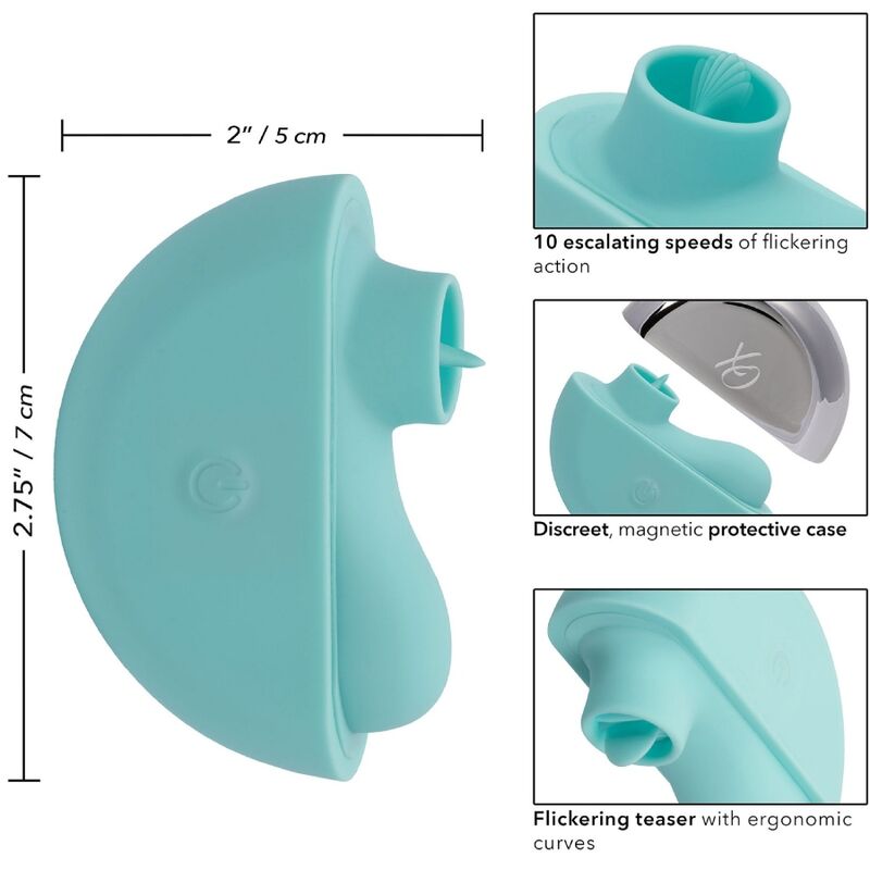 OVATION ESTIMULADOR RAVE AQUA GREEN