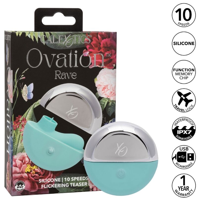 OVATION ESTIMULADOR RAVE AQUA GREEN