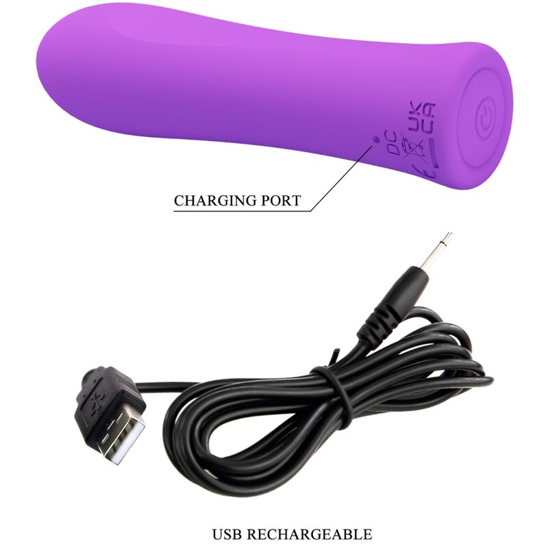 VIBRADOR ALFREDA SUPER POWER AQUA PURPLE
