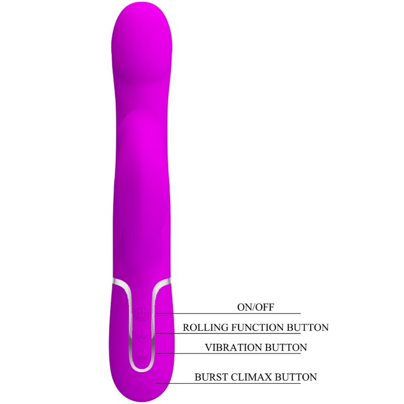 PRETTY LOVE - VIBRADOR CONEJO PERLA VIOLETA