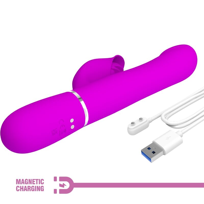 PRETTY LOVE - VIBRADOR CONEJO PERLA VIOLETA