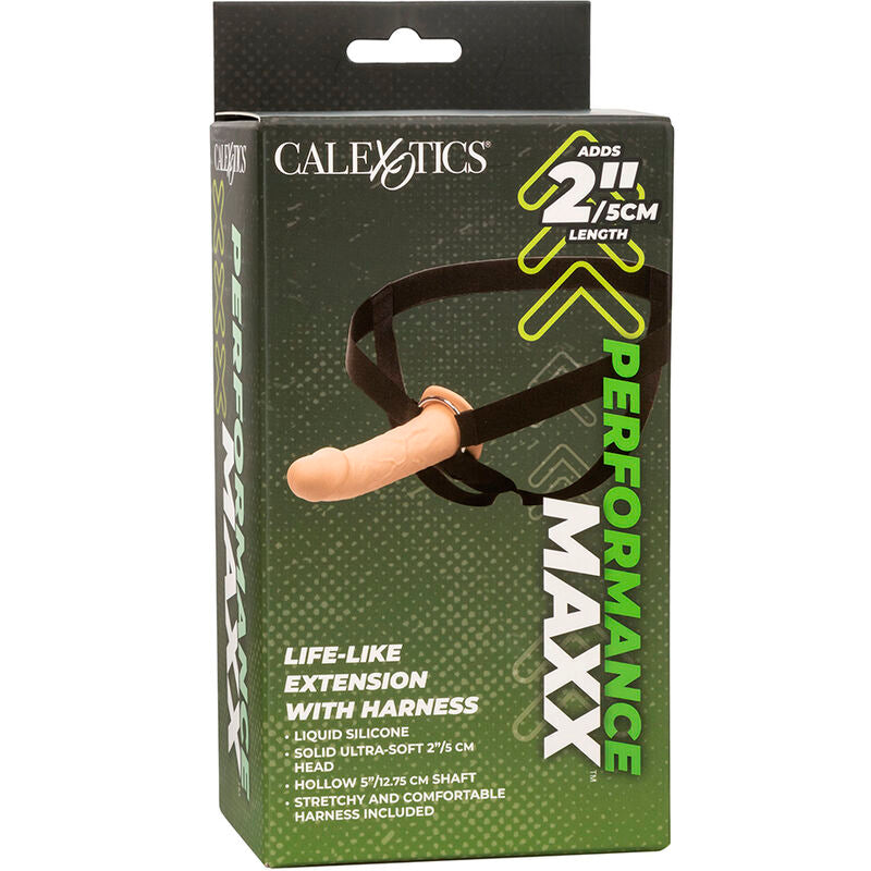 CALEXOTICS - RENDIMIENTO EXTENSO Y MÁXIMO DE REALIDAD CON ARNÉS DE PIEL LIGERO