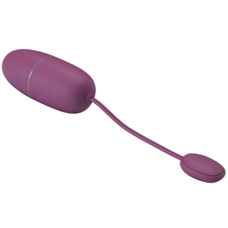 PRETTY LOVE - HUEVO VIBRADOR NINFA CONTROLADO POR APLICACIÓN PÚRPURA