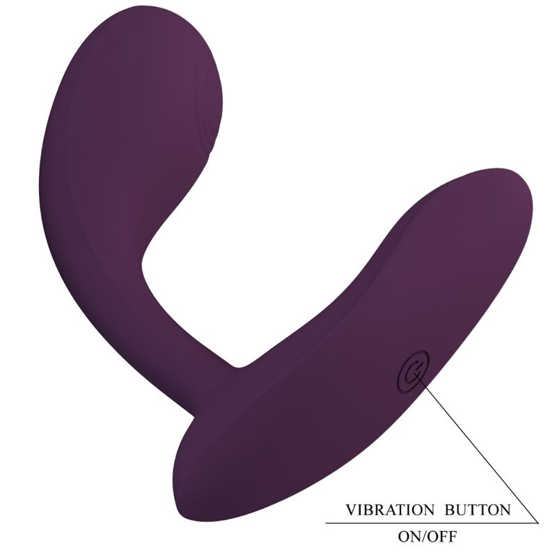 PRETTY LOVE - BAIRD G-SPOT 12 VIBRACIONES RECARGABLE PÚRPURA APP