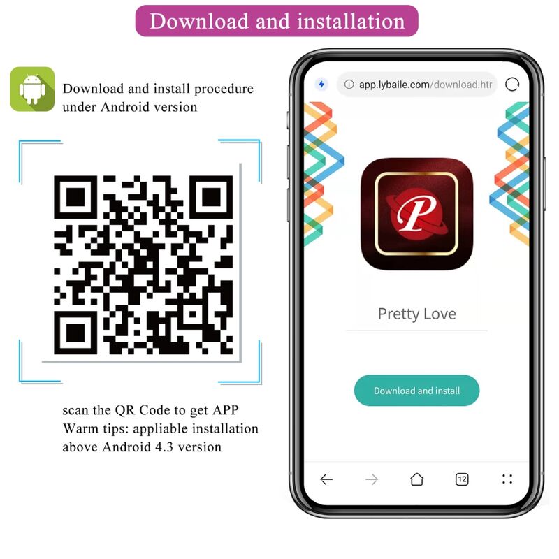 PRETTY LOVE - BAIRD G-SPOT 12 VIBRACIONES RECARGABLE PÚRPURA APP