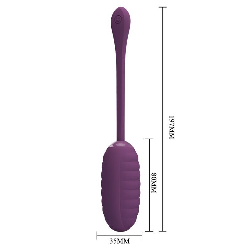 PRETTY LOVE - HUEVO VIBRADOR RECARGABLE PÚRPURA CASPER