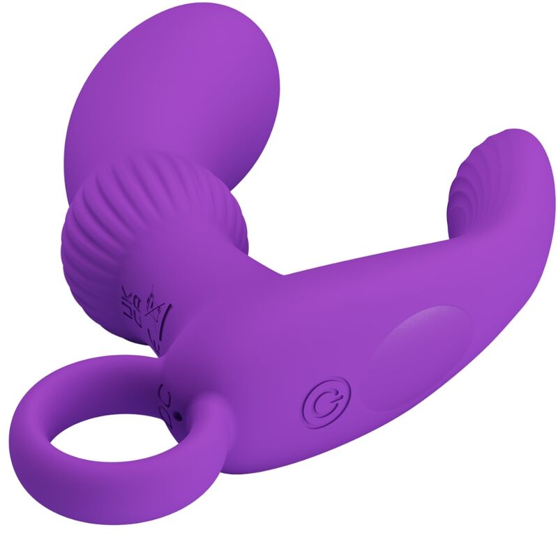 PRETTY LOVE - MASAJEADOR ANAL VIBRADOR CAYLA PÚRPURA