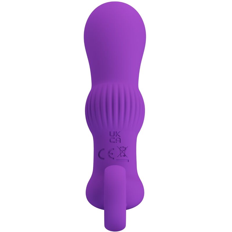 PRETTY LOVE - MASAJEADOR ANAL VIBRADOR CAYLA PÚRPURA