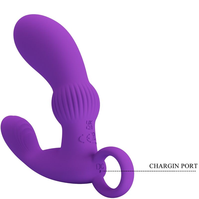 PRETTY LOVE - MASAJEADOR ANAL VIBRADOR CAYLA PÚRPURA