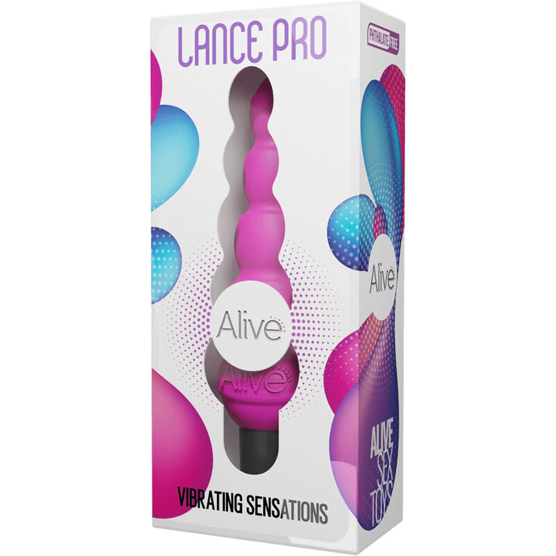 ESTIMULADOR ANAL ALIVE - LANCE PRO PINK