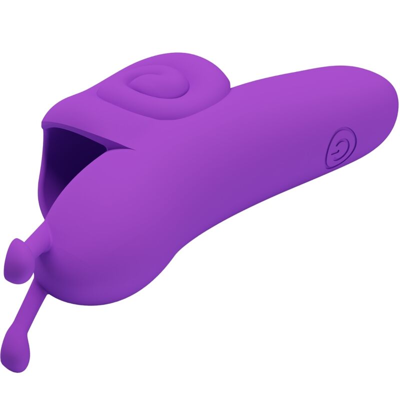 SNAIL ESTIMULADOR DE DEDO ROXO PODEROSO