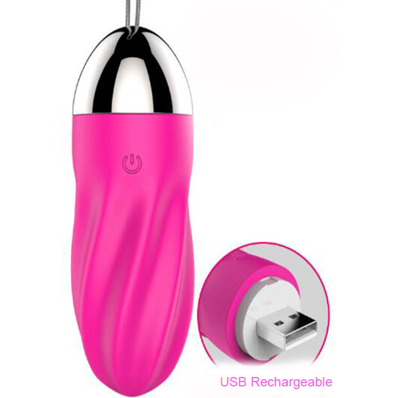ARMONY - HUEVO VIBRADOR ESPIRAL DULCE CONTROL REMOTO ROSA