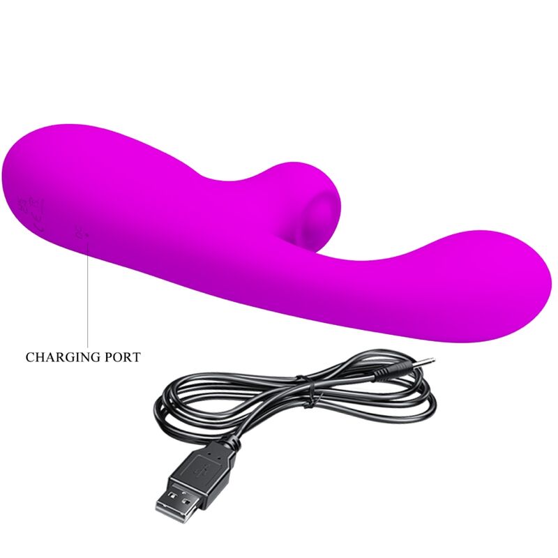 PRETTY LOVE - ESTIMULADOR VIBRADOR PÚRPURA SKYLAR