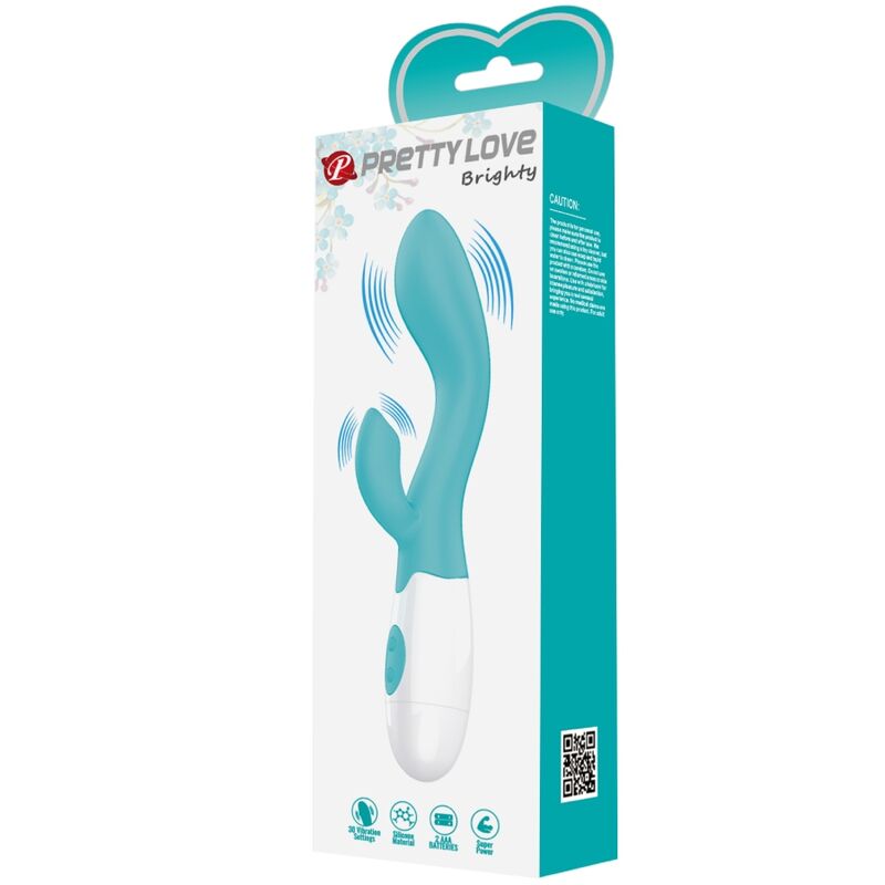 PRETTY LOVE - BRIGHT AQUA GREEN G-SPOT VIBRATOR