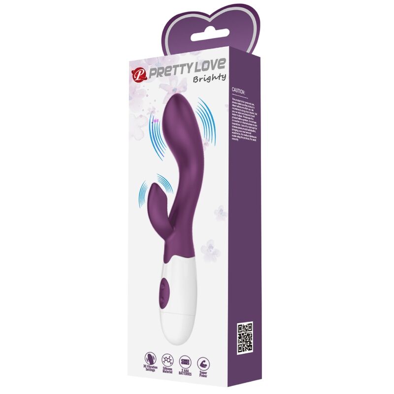 PRETTY LOVE - VIBRADOR PUNTO G PÚRPURA BRILLANTE