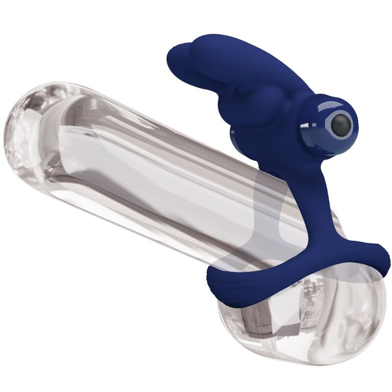 PRETTY LOVE - ANILLO VIBRADOR DOBLE FRANCISCO BLUE RABBIT