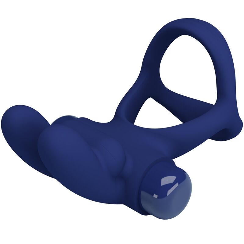 PRETTY LOVE - ANILLO VIBRADOR DOBLE FRANCISCO BLUE RABBIT