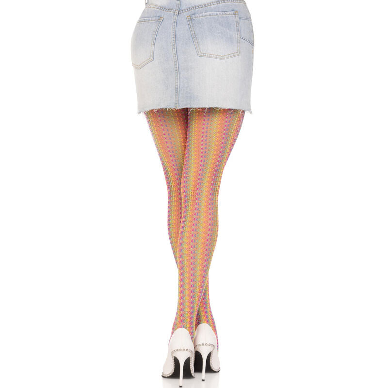 LEG AVENUE - CALCETINES DE CROCHET MULTICOLOR