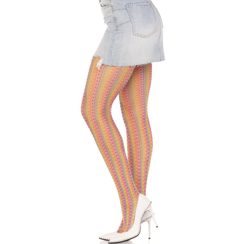 LEG AVENUE - CALCETINES DE CROCHET MULTICOLOR