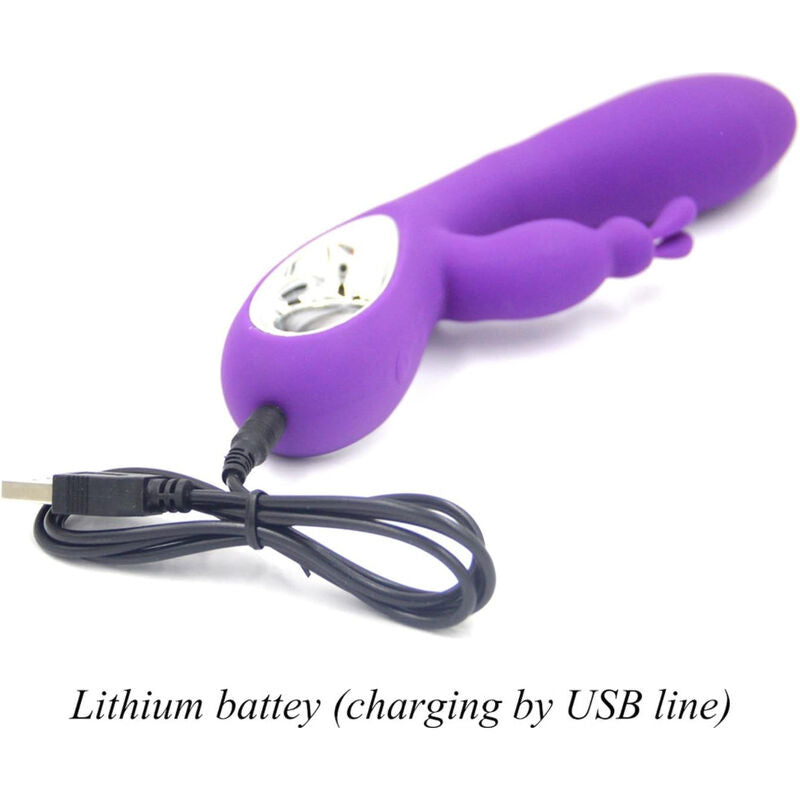 ARMONY - VIBRADOR CON ANILLO CON TIRADOR DE CONEJO BELLA VIOLET