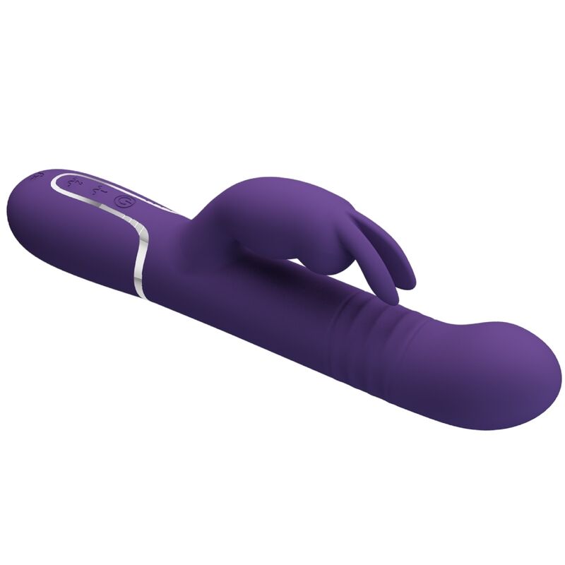 PRETTY LOVE - VIBRADOR CONEJO MORADO 4 EN 1 COALE