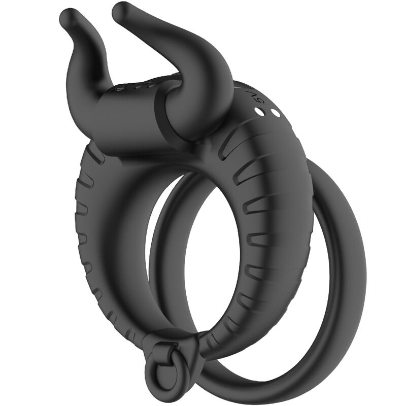 ARMONY - ANILLO VIBRADOR BULL'S PASION 10 VELOCIDADES NEGRO