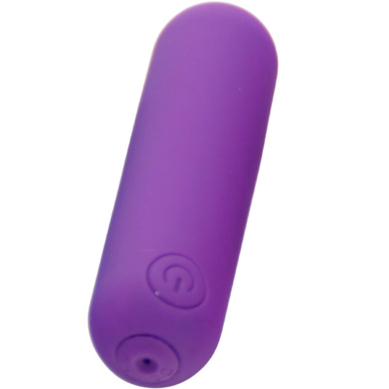 SPLASH HEHE VIBRADOR BALA DE SILICONA 10 VIBRACIONES 65 X 15 CM MORADO